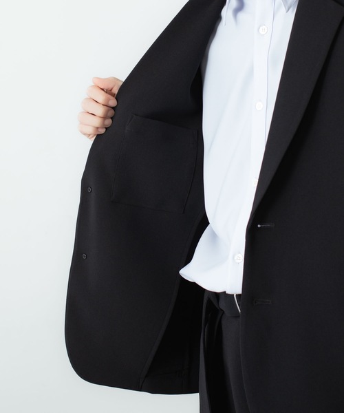 ATTACHMENT（アタッチメント）の「PE ストレッチ ダブルクロス 2B JKT / PE STRETCH DOUBLE CLOTH 2B JKT（テーラードジャケット・メンズ・ライトグレー/ダークブラウン/ブラック・1/3/2/4）」の14枚目の写真