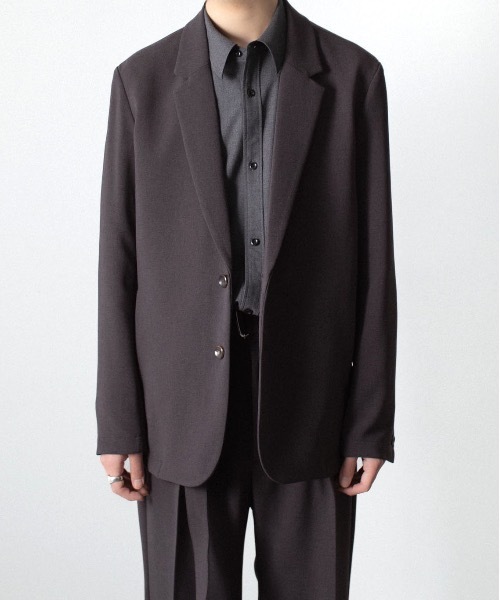ATTACHMENT（アタッチメント）の「PE ストレッチ ダブルクロス 2B JKT / PE STRETCH DOUBLE CLOTH 2B JKT（テーラードジャケット・メンズ・ライトグレー/ダークブラウン/ブラック・1/3/2/4）」の17枚目の写真