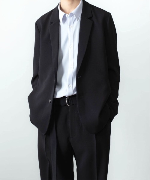 ATTACHMENT（アタッチメント）の「PE ストレッチ ダブルクロス 2B JKT / PE STRETCH DOUBLE CLOTH 2B JKT（テーラードジャケット・メンズ・ライトグレー/ダークブラウン/ブラック・1/3/2/4）」の5枚目の写真