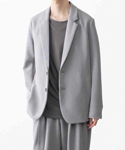 ATTACHMENT(アタッチメント)の「PE ストレッチ ダブルクロス 2B JKT / PE STRETCH DOUBLE CLOTH 2B JKT(テーラードジャケット・メンズ・ライトグレー/ダークブラウン/ブラック・1/3/2/4)」の5枚目の写真
