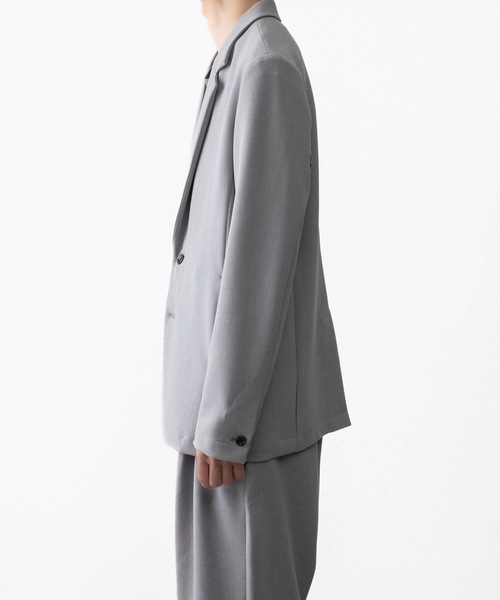 ATTACHMENT(アタッチメント)の「PE ストレッチ ダブルクロス 2B JKT / PE STRETCH DOUBLE CLOTH 2B JKT(テーラードジャケット・メンズ・ライトグレー/ダークブラウン/ブラック・1/3/2/4)」の6枚目の写真