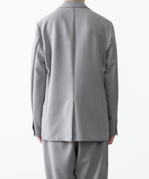 ATTACHMENT(アタッチメント)の「PE ストレッチ ダブルクロス 2B JKT / PE STRETCH DOUBLE CLOTH 2B JKT(テーラードジャケット・メンズ・ライトグレー/ダークブラウン/ブラック・1/3/2/4)」の7枚目の写真