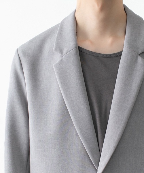 ATTACHMENT(アタッチメント)の「PE ストレッチ ダブルクロス 2B JKT / PE STRETCH DOUBLE CLOTH 2B JKT(テーラードジャケット・メンズ・ライトグレー/ダークブラウン/ブラック・1/3/2/4)」の8枚目の写真