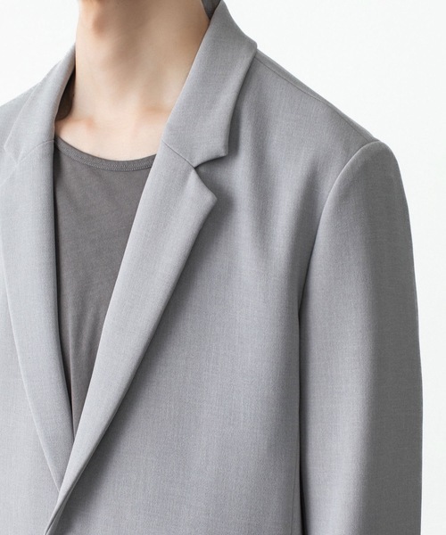 ATTACHMENT(アタッチメント)の「PE ストレッチ ダブルクロス 2B JKT / PE STRETCH DOUBLE CLOTH 2B JKT(テーラードジャケット・メンズ・ライトグレー/ダークブラウン/ブラック・1/3/2/4)」の9枚目の写真
