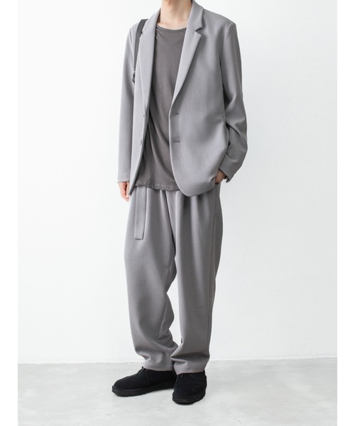 ATTACHMENT(アタッチメント)の「PE ストレッチ ダブルクロス 2B JKT / PE STRETCH DOUBLE CLOTH 2B JKT(テーラードジャケット・メンズ・ライトグレー/ダークブラウン/ブラック・1/3/2/4)」の12枚目の写真