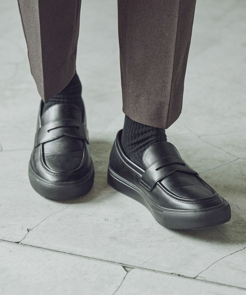 GLOBAL WORK(グローバルワーク)の「らくッションアソートPUスニーカー/598288(その他シューズ・メンズ・ブラウン/グレー系その他6/ライトグレー/グレー/グレー系その他7/ブラック/グレー系その他・MEDIUM/LARGE/SMALL)」の6枚目の写真