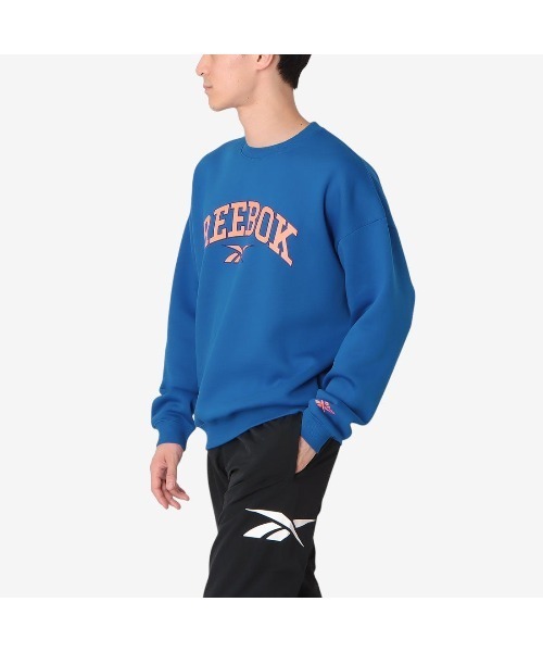 Reebok(リーボック)の「ビッグロゴ クルースウェット / CURTIS VARSITY SWEATSHIRT(スウェット・メンズ・ブラウン/ブラック/ブルー・LARGE/MEDIUM/SMALL/X-LARGE)」の19枚目の写真