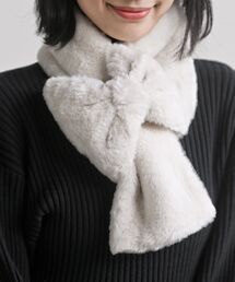 マフラー（ホワイト/白色系・リボン）ファッション通販 - ZOZOTOWN