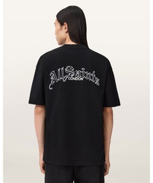 ALLSAINTS（オールセインツ）の「DESCENT OVERSIZED GRAPHIC T-SHIRT | DESCENT オーバーサイズ グラフィック Tシャツ（Tシャツ/カットソー）」