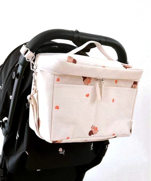 BACKYARD FAMILY（バックヤードファミリー）の「ベビーカー バッグ pmybag9512（ベビーカー/ベビーカー用品・レディース・ホワイト系その他3/オリーブ/ホワイト系その他5/ホワイト系その他6/ホワイト系その他2/ホワイト系その他4/ホワイト系その他・FREE）」の4枚目の写真
