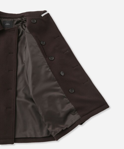 Saturdays NYC(サタデーズ ニューヨークシティ )の「Soichi Peacoat(ピーコート・メンズ・ダークブラウン/ネイビー・M/L)」の9枚目の写真