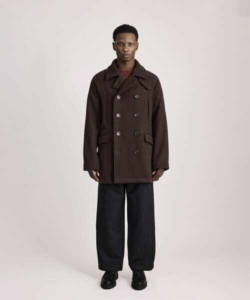 Saturdays NYC(サタデーズ ニューヨークシティ )の「Soichi Peacoat(ピーコート・メンズ・ダークブラウン/ネイビー・M/L)」の20枚目の写真