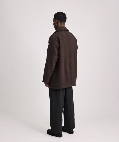 Saturdays NYC(サタデーズ ニューヨークシティ )の「Soichi Peacoat(ピーコート・メンズ・ダークブラウン/ネイビー・M/L)」の22枚目の写真