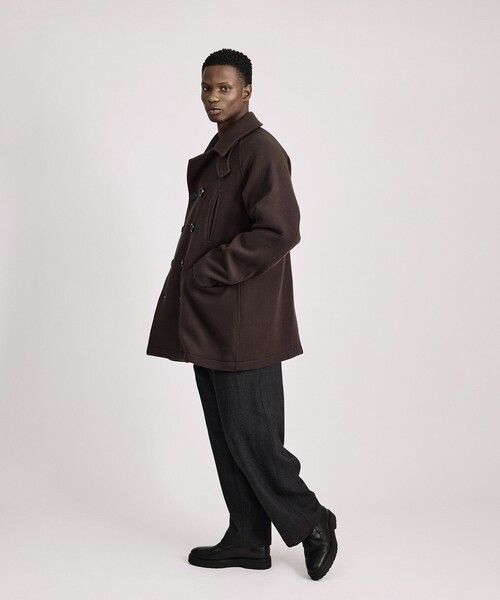 Saturdays NYC(サタデーズ ニューヨークシティ )の「Soichi Peacoat(ピーコート・メンズ・ダークブラウン/ネイビー・M/L)」の17枚目の写真
