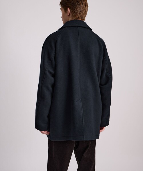 Saturdays NYC(サタデーズ ニューヨークシティ )の「Soichi Peacoat(ピーコート・メンズ・ダークブラウン/ネイビー・M/L)」の19枚目の写真