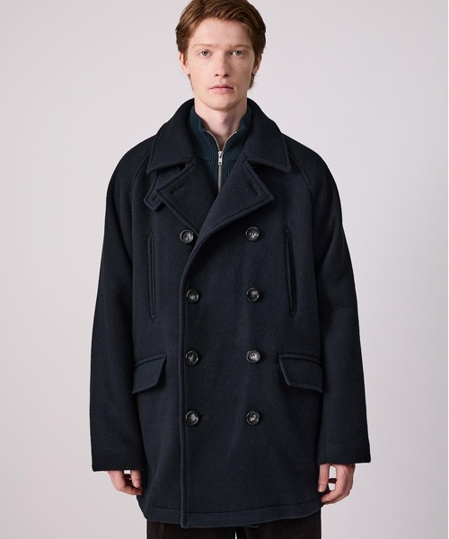 Saturdays NYC(サタデーズ ニューヨークシティ )の「Soichi Peacoat(ピーコート・メンズ・ダークブラウン/ネイビー・M/L)」の1枚目の写真