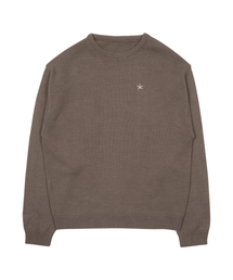 TCM starfish mini logo knit (brown)