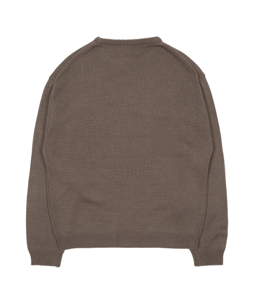 THECOLDESTMOMENT(ザコールデストモーメント)の「TCM starfish mini logo knit (brown)(ニット/セーター・レディース・その他・SMALL/MEDIUM/LARGE)」の3枚目の写真