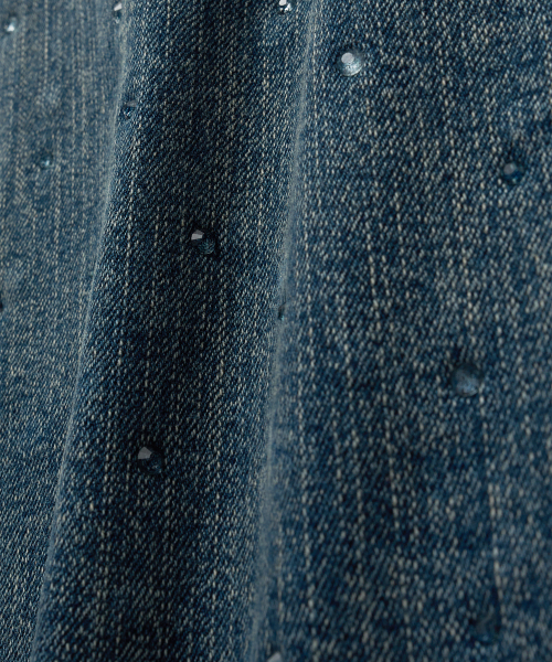 Midnight Move（ミッドナイトムーブ）の「cubic bt pants [blue]（デニムパンツ・レディース・その他・SMALL/MEDIUM）」の2枚目の写真