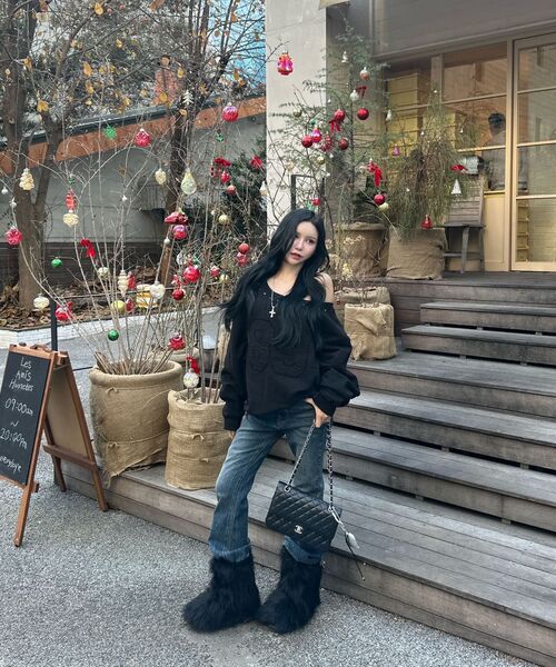 Midnight Move（ミッドナイトムーブ）の「cubic bt pants [blue]（デニムパンツ・レディース・その他・SMALL/MEDIUM）」の5枚目の写真