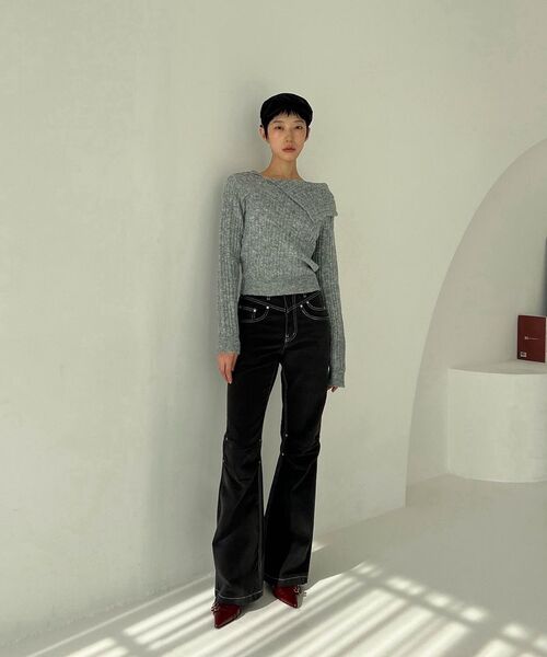 Midnight Move（ミッドナイトムーブ）の「cubic bt pants [blue]（デニムパンツ・レディース・その他・SMALL/MEDIUM）」の12枚目の写真