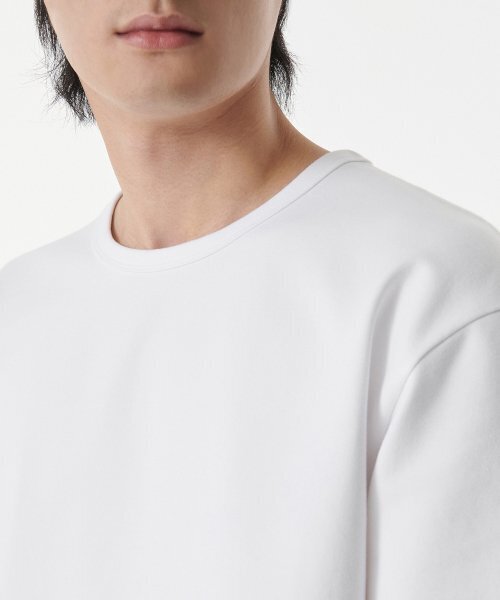 MUSINSA STANDARD（ムシンサスタンダード）の「ヘビーポンテリラックスドクルーネック長袖Tシャツ[ホワイト]（Tシャツ/カットソー・メンズ・その他・SMALL/MEDIUM/LARGE/X-LARGE/XX-LARGE/XXX-LARGE）」の3枚目の写真