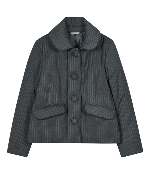 TYPESERVICE（タイプサービス）の「Chubby Puffer Jacket [Gray]（ダウンジャケット/コート・レディース・その他・FREE）」の2枚目の写真