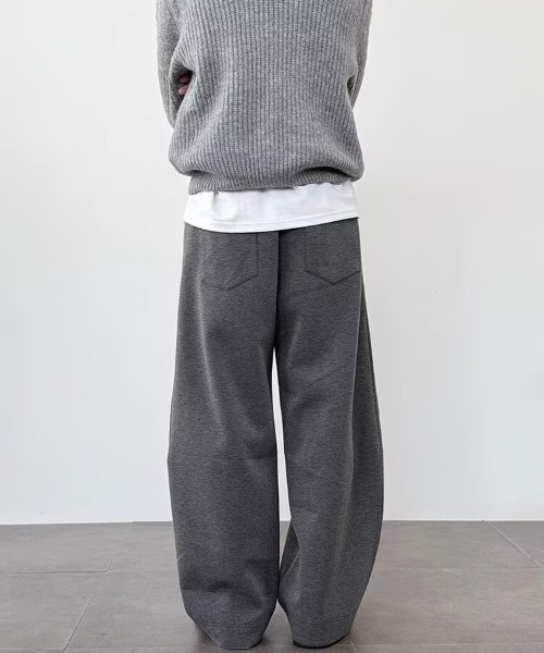 SHEPP(シープ)の「バレルレッグシルエットスウェットパンツ(スウェットパンツ・メンズ・ブラック/グレー・L/M)」の17枚目の写真