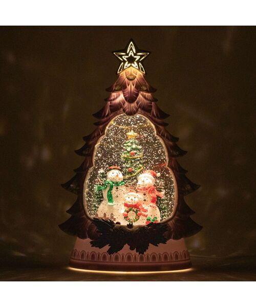 セール】スノードーム ツリー スノーマン XL（インテリア雑貨