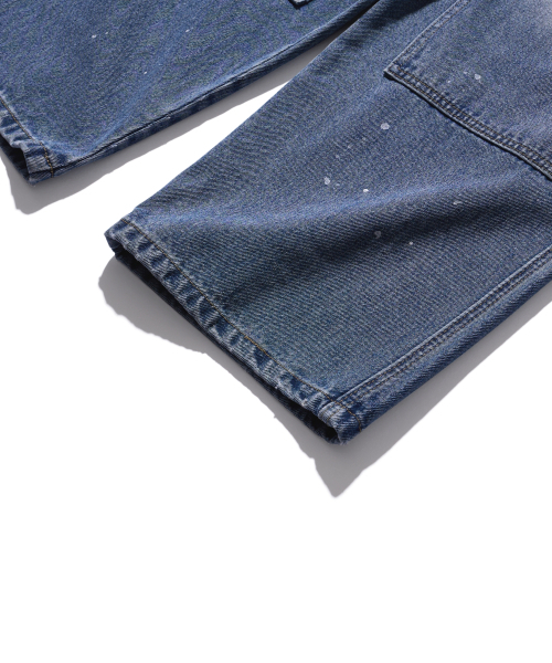 AECA（エイカ）の「DOUBLE KNEE PAINTED DENIM-BLUE（デニムパンツ・レディース・その他・LARGE/MEDIUM/SMALL）」の22枚目の写真