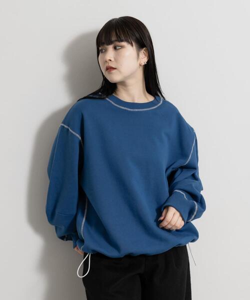 THE GOODLAND MARKET(ザグッドランドマーケット)の「ザ グッドランド マーケット ORGANIC THE GOOD SWEAT(スウェット・メンズ・アイボリー/グレー/ブルー・MEDIUM/LARGE/X-LARGE/SMALL)」の3枚目の写真