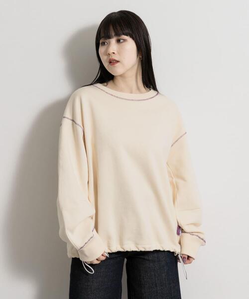 THE GOODLAND MARKET(ザグッドランドマーケット)の「ザ グッドランド マーケット ORGANIC THE GOOD SWEAT(スウェット・メンズ・アイボリー/グレー/ブルー・MEDIUM/LARGE/X-LARGE/SMALL)」の2枚目の写真