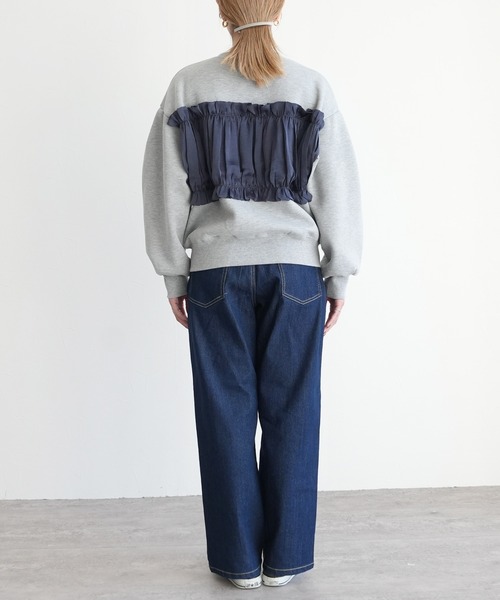 reca（レカ）の「異素材レイヤードWZIP裏起毛カーディガン（カーディガン/ボレロ・レディース・チャコールグレー/トップグレー/キナリ・FREE）」の14枚目の写真