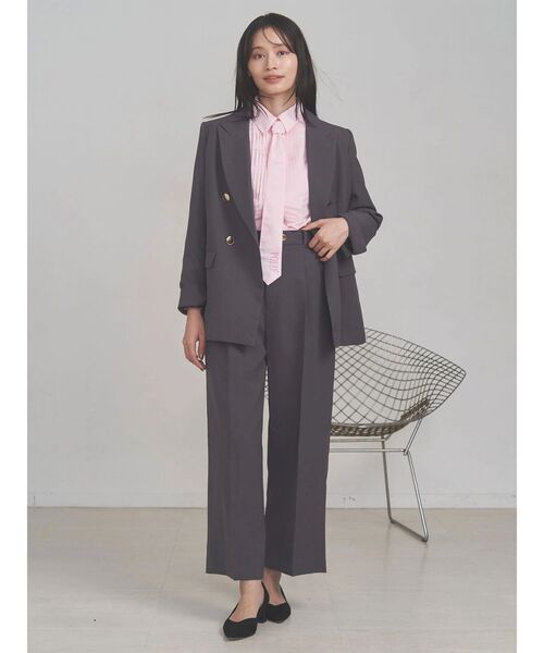 TONAL(トーナル)の「マルチセットサスペンダー付ストレートパンツ(その他パンツ・レディース・ネイビー/チャコールグレー/オフホワイト/ライトブルー/ベージュ・SMALL/MEDIUM)」の3枚目の写真
