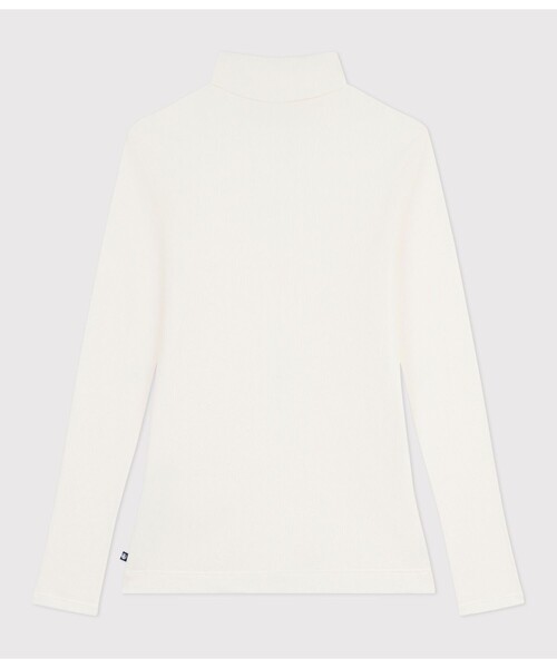 PETIT BATEAU(プチバトー)の「タートルネック長袖Tシャツ(Tシャツ/カットソー・レディース・ネイビー/オフホワイト・X-SMALL/SMALL/MEDIUM/XX-SMALL)」の8枚目の写真