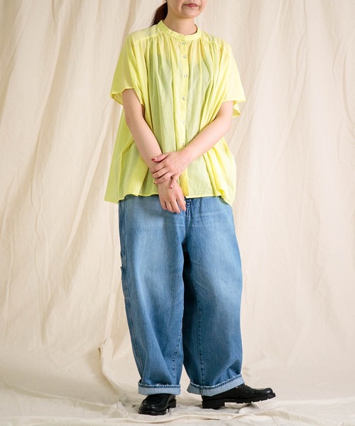 Brocante（ブロカント）の「[Brocante / ブロカント] 10oz甘織デニム デフォルメパントルパンツ（デニムパンツ・レディース・インディゴブルー・2/1）」の7枚目の写真