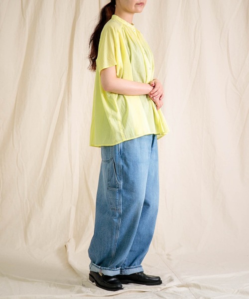 Brocante（ブロカント）の「[Brocante / ブロカント] 10oz甘織デニム デフォルメパントルパンツ（デニムパンツ・レディース・インディゴブルー・2/1）」の8枚目の写真