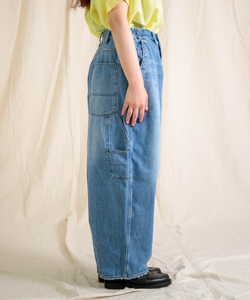 Brocante（ブロカント）の「[Brocante / ブロカント] 10oz甘織デニム デフォルメパントルパンツ（デニムパンツ・レディース・インディゴブルー・2/1）」の14枚目の写真