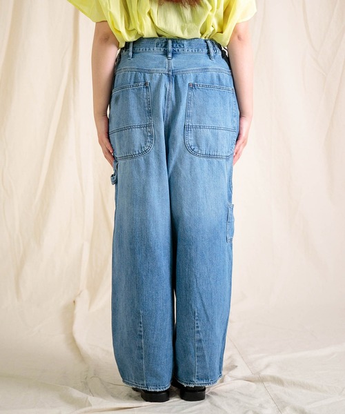 Brocante（ブロカント）の「[Brocante / ブロカント] 10oz甘織デニム デフォルメパントルパンツ（デニムパンツ・レディース・インディゴブルー・2/1）」の15枚目の写真