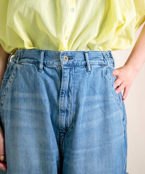 Brocante（ブロカント）の「[Brocante / ブロカント] 10oz甘織デニム デフォルメパントルパンツ（デニムパンツ・レディース・インディゴブルー・2/1）」の16枚目の写真