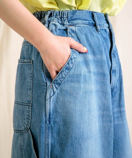 Brocante（ブロカント）の「[Brocante / ブロカント] 10oz甘織デニム デフォルメパントルパンツ（デニムパンツ・レディース・インディゴブルー・2/1）」の17枚目の写真