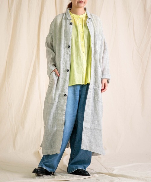 Brocante（ブロカント）の「[Brocante / ブロカント] 10oz甘織デニム デフォルメパントルパンツ（デニムパンツ・レディース・インディゴブルー・2/1）」の10枚目の写真