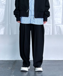 Nora Lily（ノラリリー）の「【Nora Lily】Cocoon Wide Line Suspenders Pants（スラックス）」