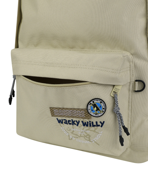 Wacky WiLLy(ワッキーウィリー)の「ワキウィリー デイリーバックパック ベージュ(バックパック/リュック・レディース・その他・F)」の8枚目の写真