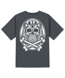 KTG0021 ケルティックスカル 半袖Tシャツ - グレー