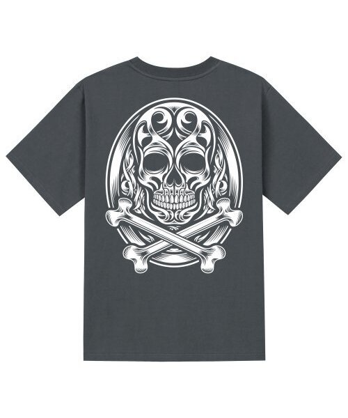 KAN6312(カン6312)の「KTG0021 ケルティックスカル 半袖Tシャツ - グレー(Tシャツ/カットソー・メンズ・その他・LARGE/MEDIUM/SMALL/X-LARGE)」の1枚目の写真