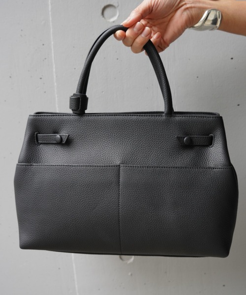 tov(トーヴ)の「TOV(トーヴ) MIMI TOTE S(トートバッグ・レディース・ブラック/ベビーピンク/ブラウン・F)」の5枚目の写真