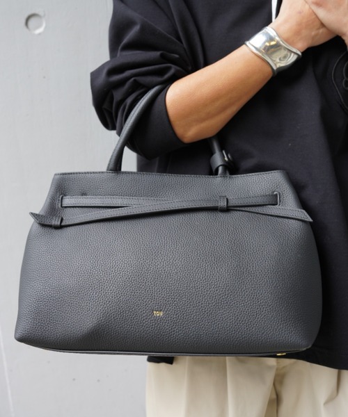 tov(トーヴ)の「TOV(トーヴ) MIMI TOTE S(トートバッグ・レディース・ブラック/ベビーピンク/ブラウン・F)」の22枚目の写真