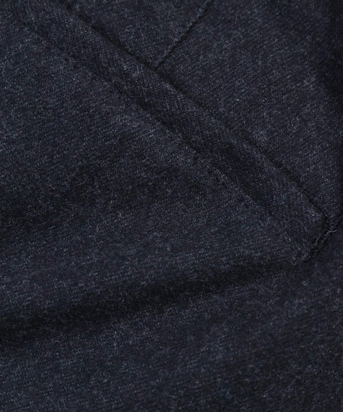 The DUFFER of ST.GEORGE（ザダファーオブセントジョージ）の「『WONDER SHAPE』BRUSHED COMFORT：360°全方向高伸縮 『ワンダーシェイプ』 微起毛 テーパードスキニーパンツ（スラックス・メンズ・ネイビー/チャコールグレー・X-LARGE/LARGE/MEDIUM/SMALL）」の9枚目の写真