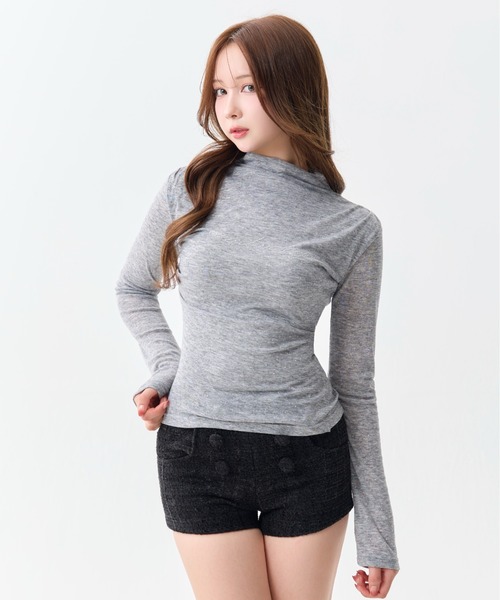 Twinkle Tweed Shorts（その他パンツ）｜andwang（アンドワン）の